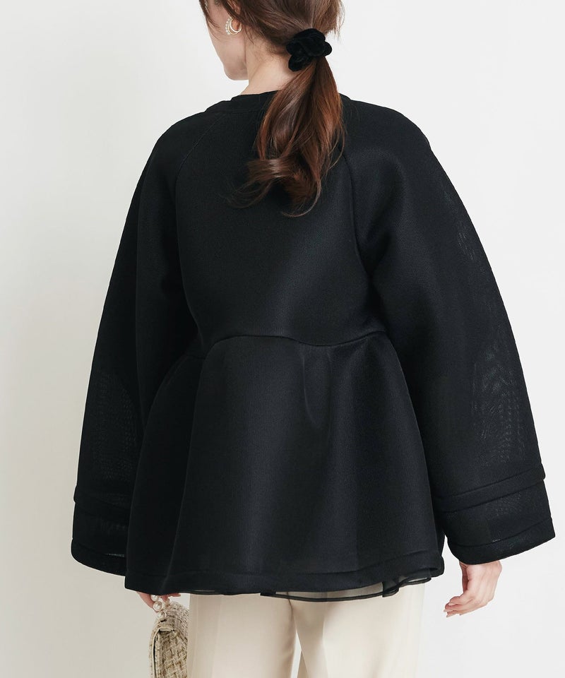 model：H160　着用サイズ：M　ブラック