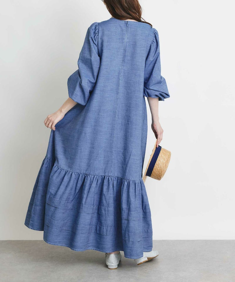 model：H160　着用サイズ：M　ライトブルー