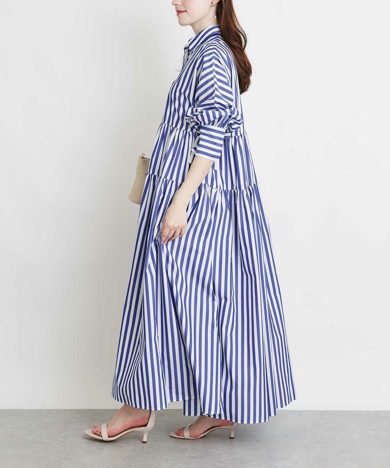 model：H160　着用サイズ：M　ブルー系