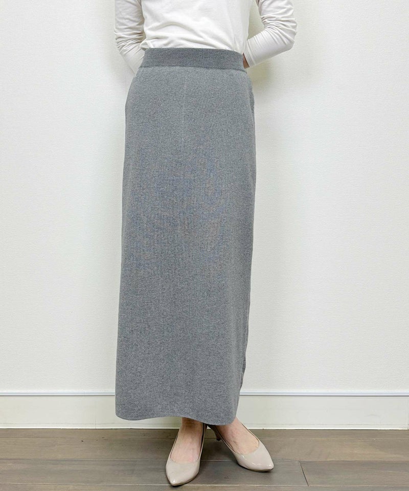 model：H164　着用サイズ：M　チャコールグレー