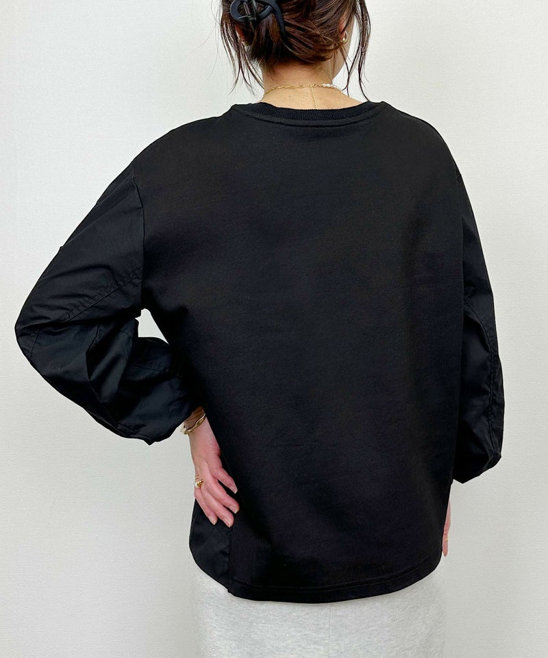 model：H164　着用サイズ：M　ブラック