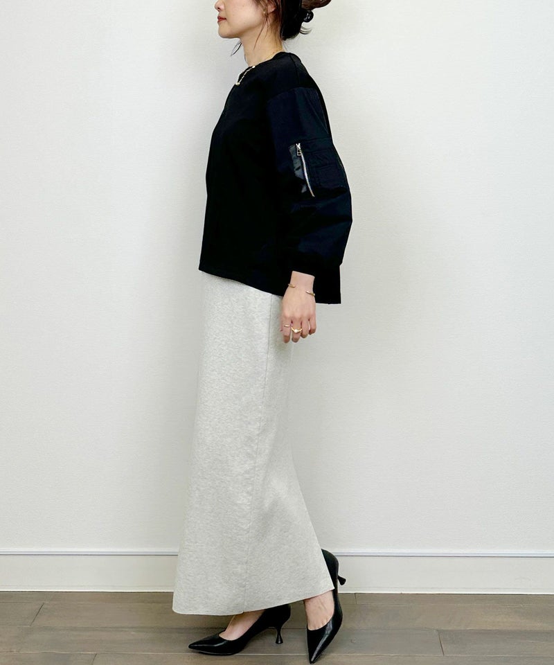 model：H164　着用サイズ：M　ブラック