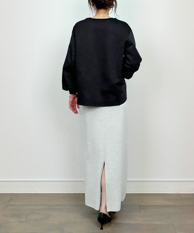 model：H164　着用サイズ：M　ブラック