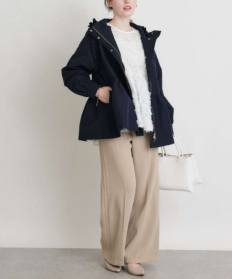 model：H160　着用サイズ：M　オフホワイト