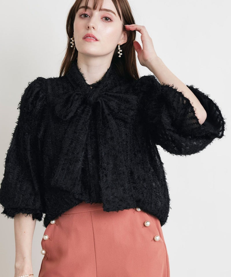 model：H160　着用サイズ：M　ブラック