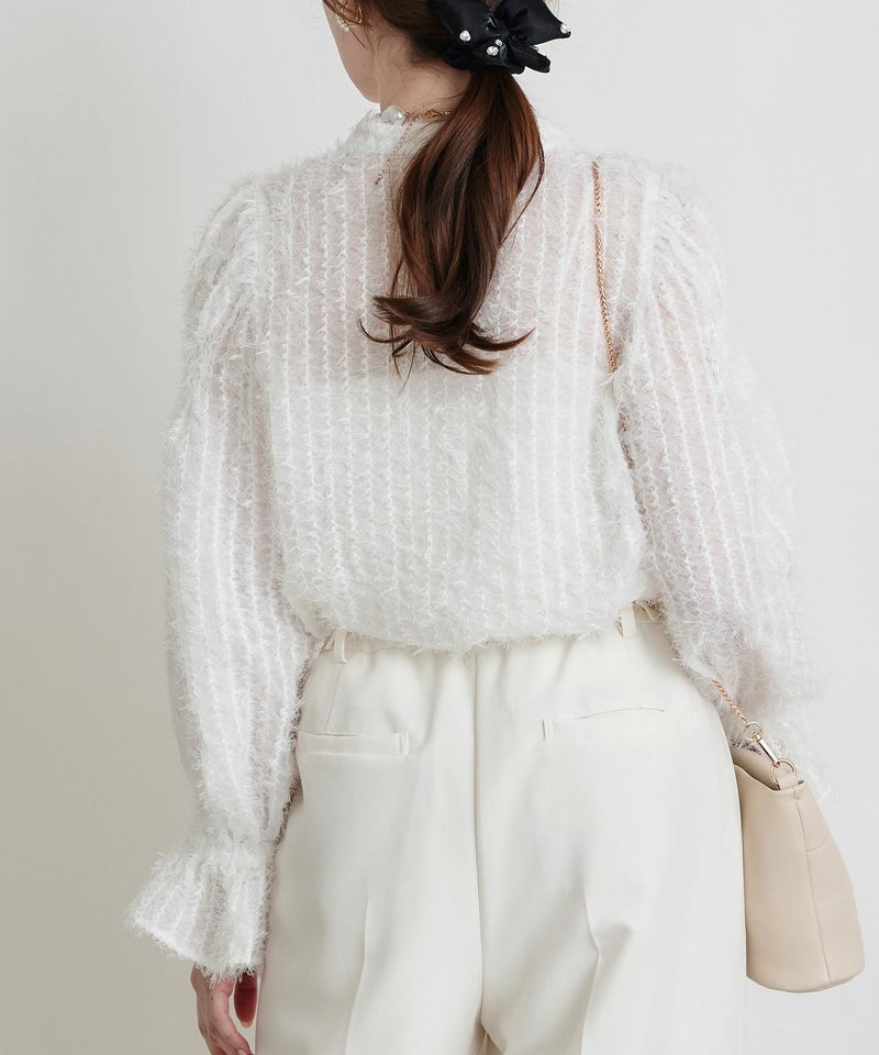 model：H160　着用サイズ：M　オフホワイト　リボンなし