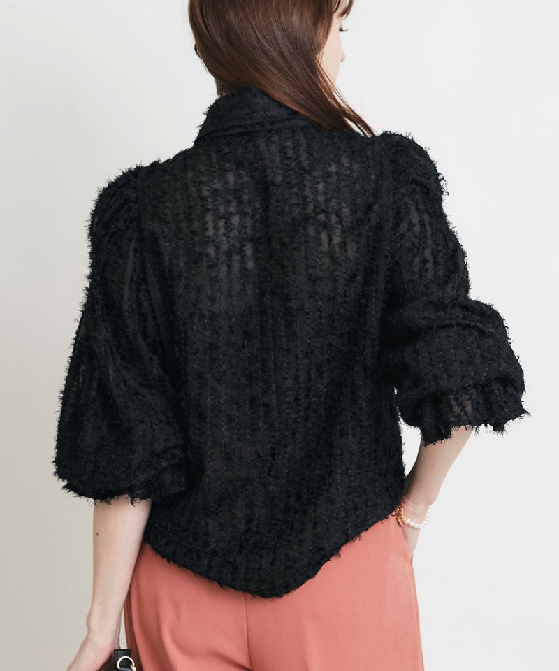 model：H160　着用サイズ：M　ブラック