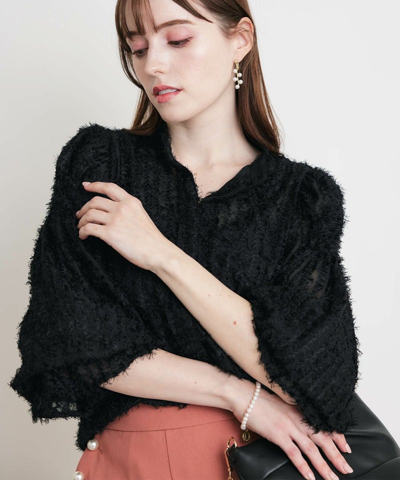 model：H160　着用サイズ：M　ブラック　リボンなし