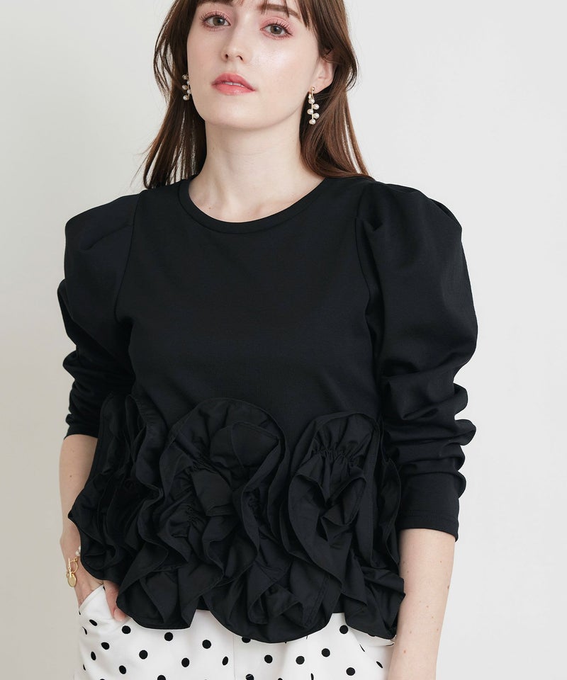 model：H160　着用サイズ：M　ブラック