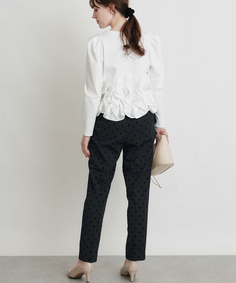 model：H160　着用サイズ：M　オフホワイト