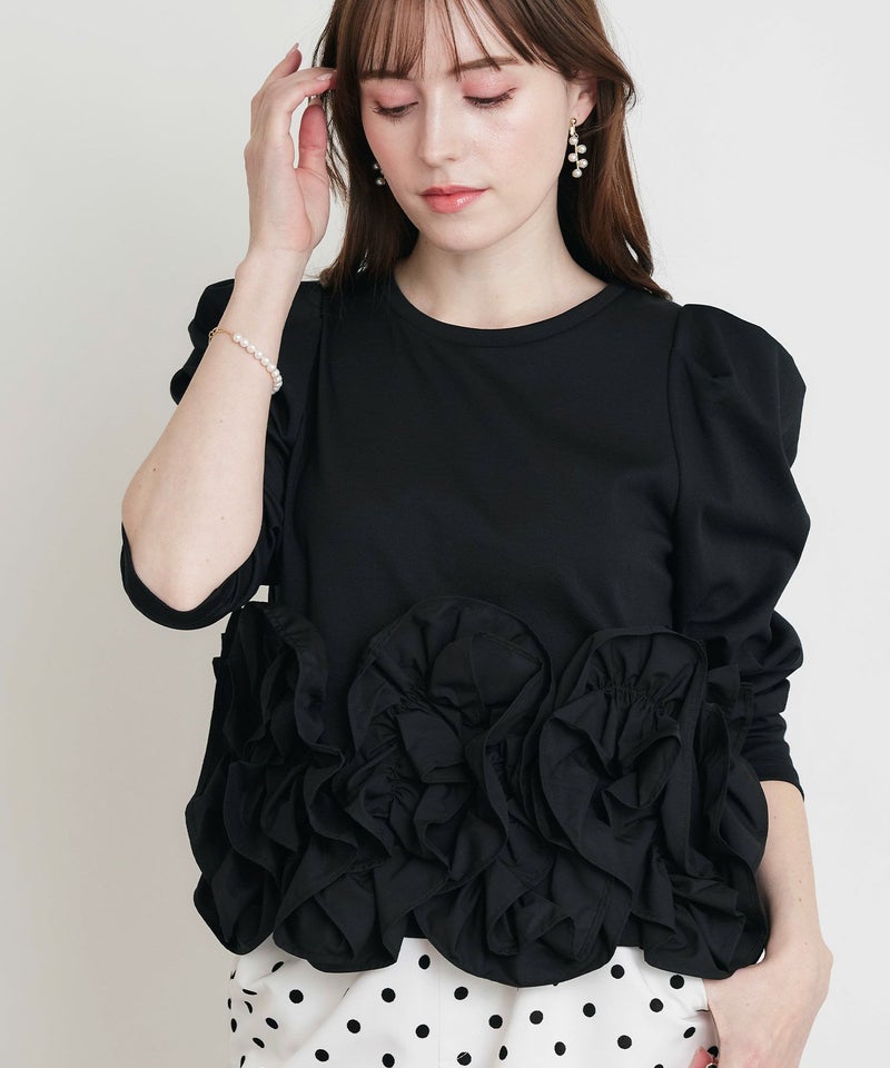 model：H160　着用サイズ：M　ブラック