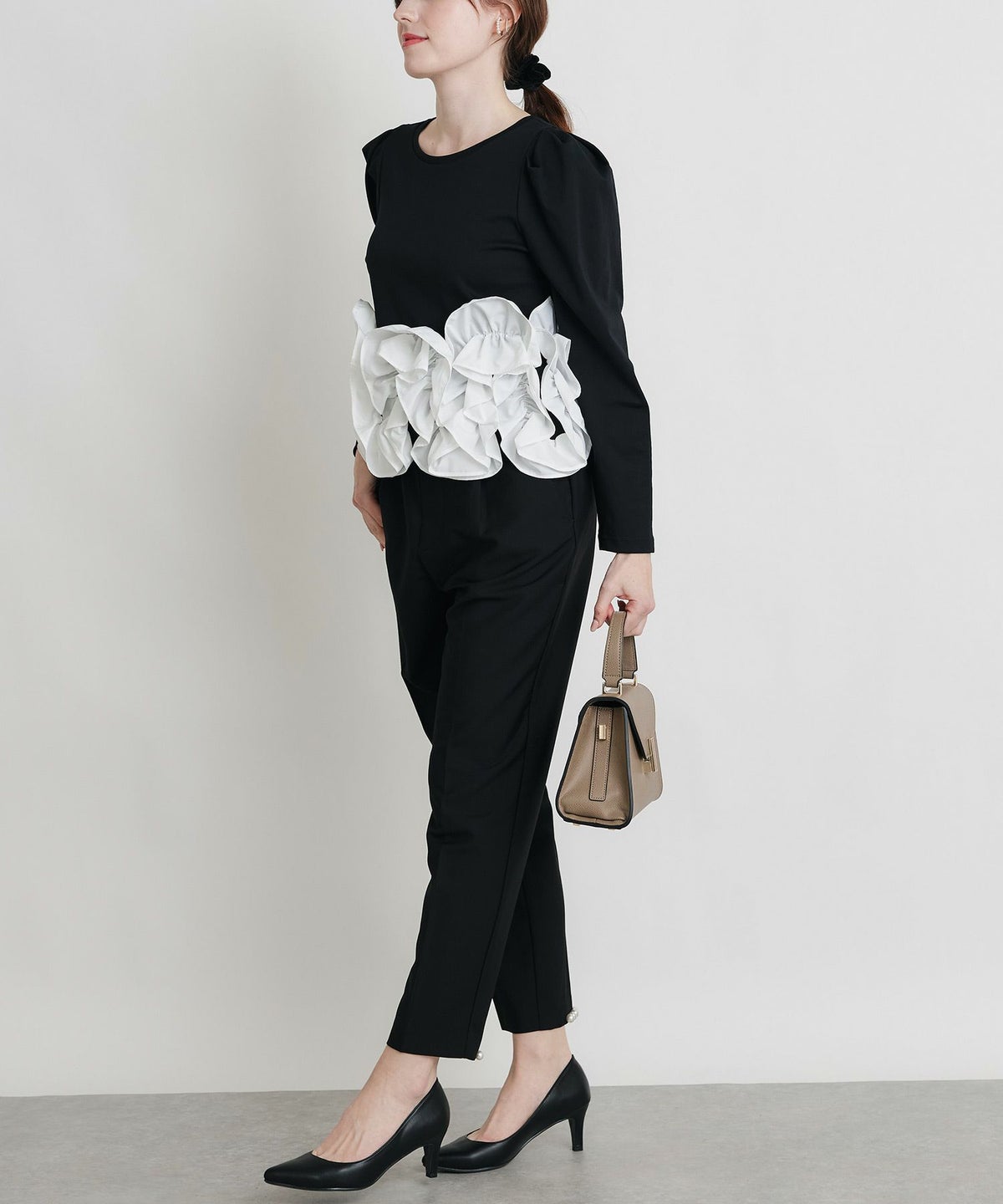 model：H160　着用サイズ：M　ブラック系その他