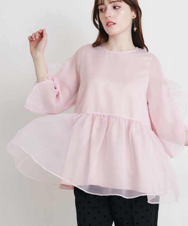 model：H160　着用サイズ：M　ピンク