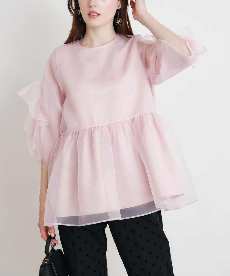 model：H160　着用サイズ：M　ピンク