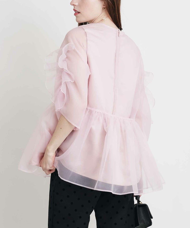 model：H160　着用サイズ：M　ピンク