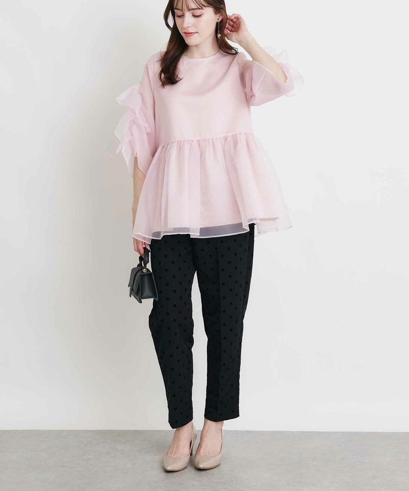 model：H160　着用サイズ：M　ピンク