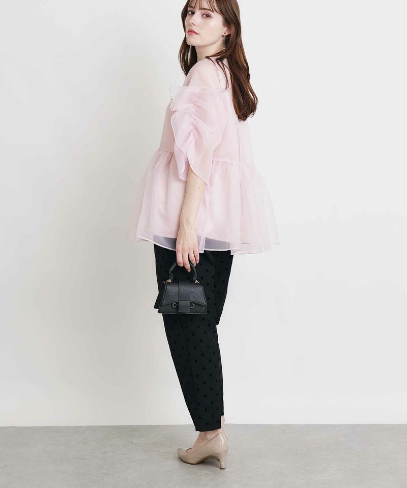 model：H160　着用サイズ：M　ピンク