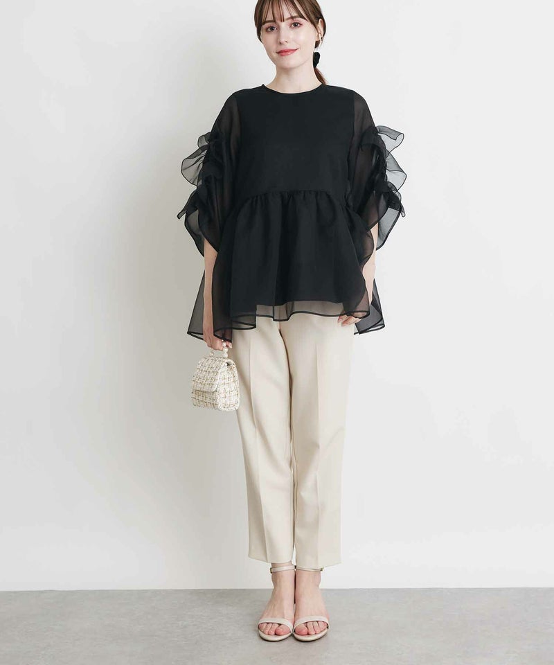 model：H160　着用サイズ：M　ブラック