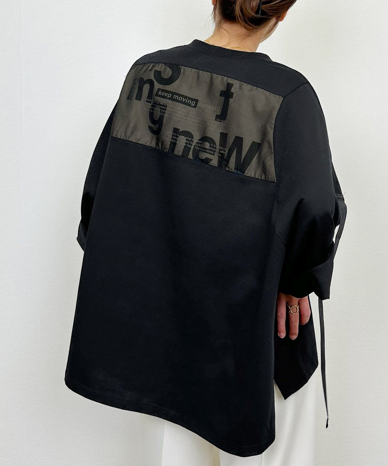 model：H164　着用サイズ：M　ブラック