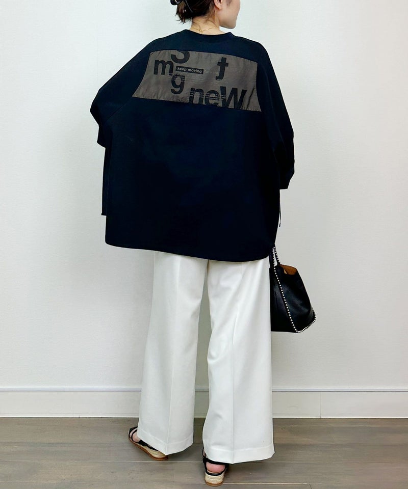 model：H164　着用サイズ：M　ブラック