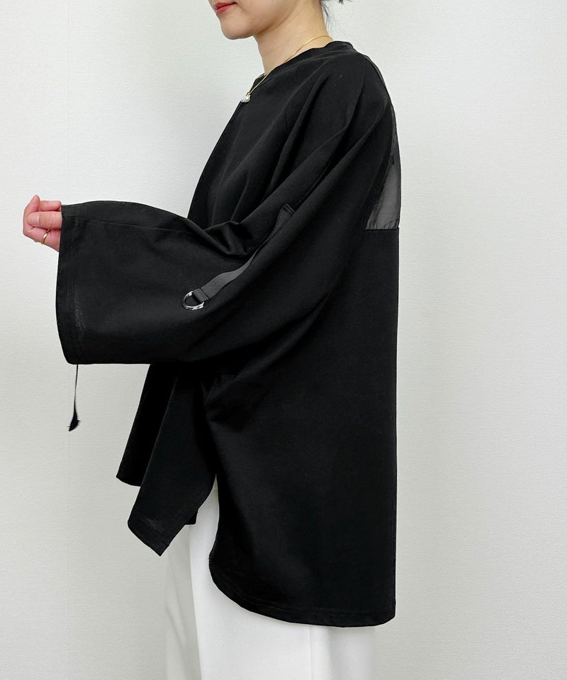 model：H164　着用サイズ：M　ブラック