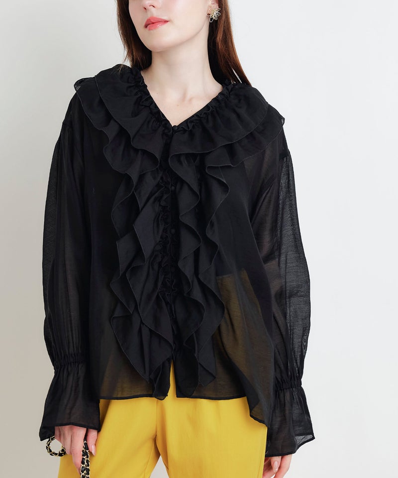 model：H160　着用サイズ：M　ブラック