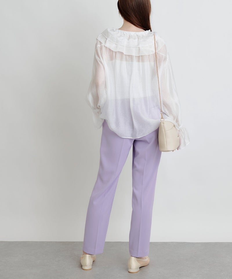 model：H160　着用サイズ：M　オフホワイト