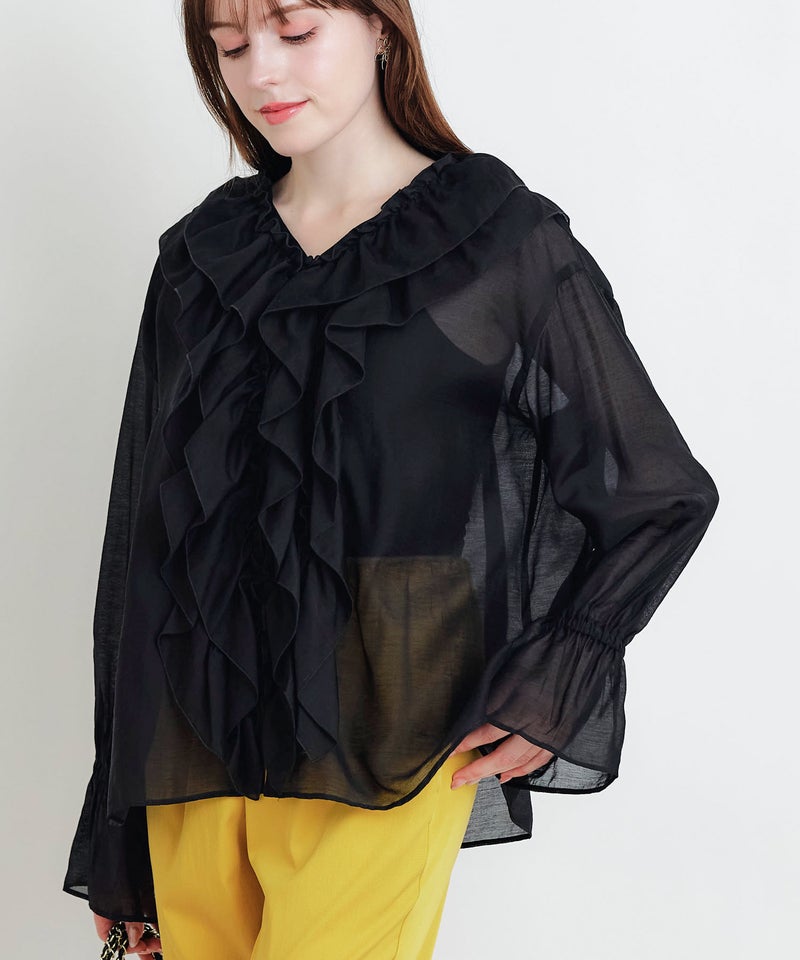 model：H160　着用サイズ：M　ブラック