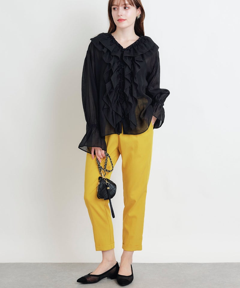 model：H160　着用サイズ：M　ブラック