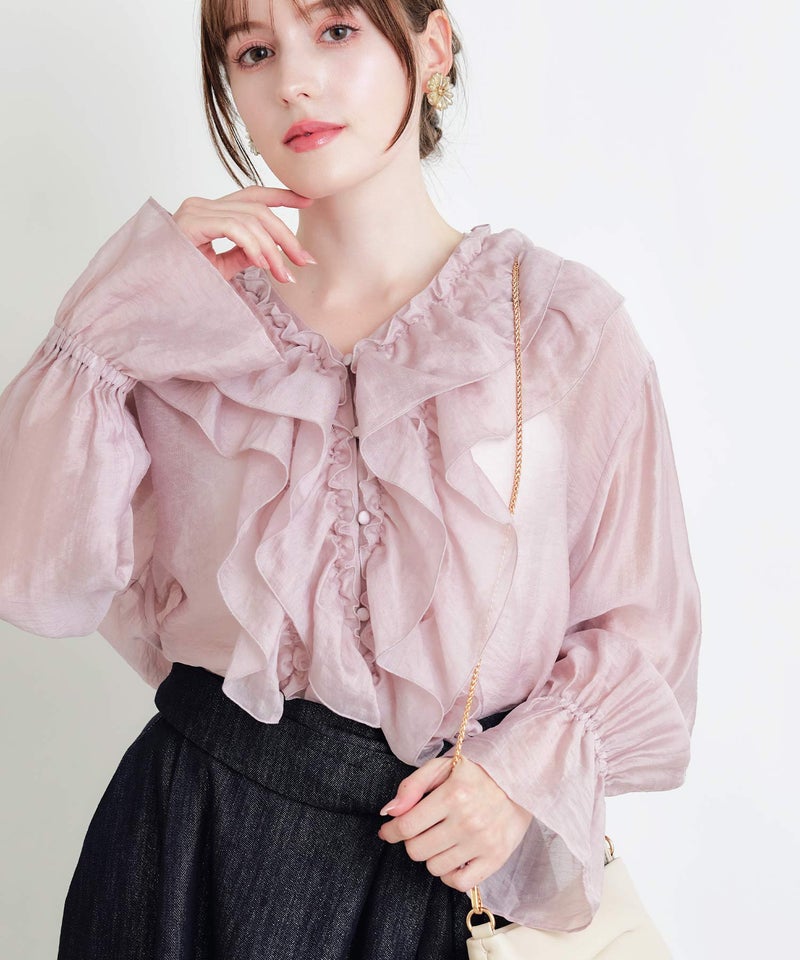 model：H160　着用サイズ：M　ピンク