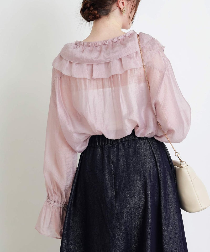 model：H160　着用サイズ：M　ピンク