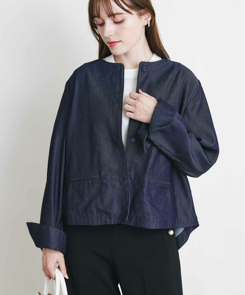 model：H160　着用サイズ：M　ブルー