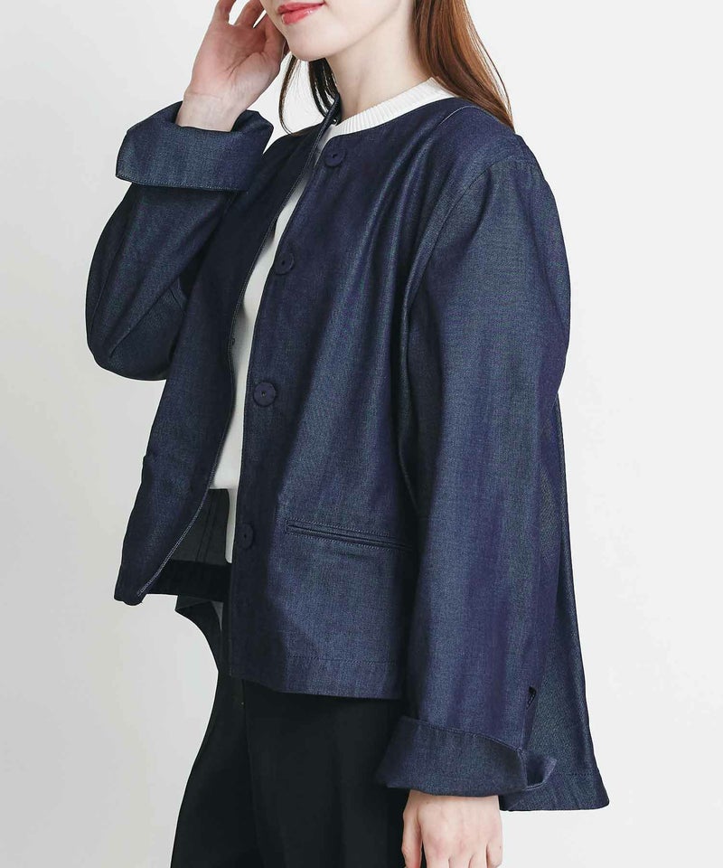 model：H160　着用サイズ：M　ブルー