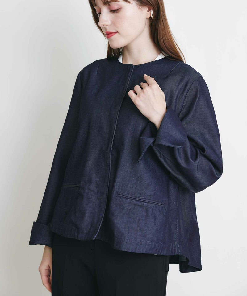 model：H160　着用サイズ：M　ブルー