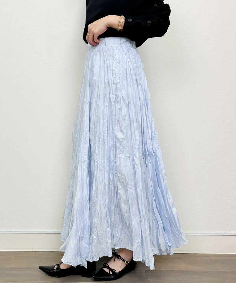 model：H164　着用サイズ：M　サックスブルー