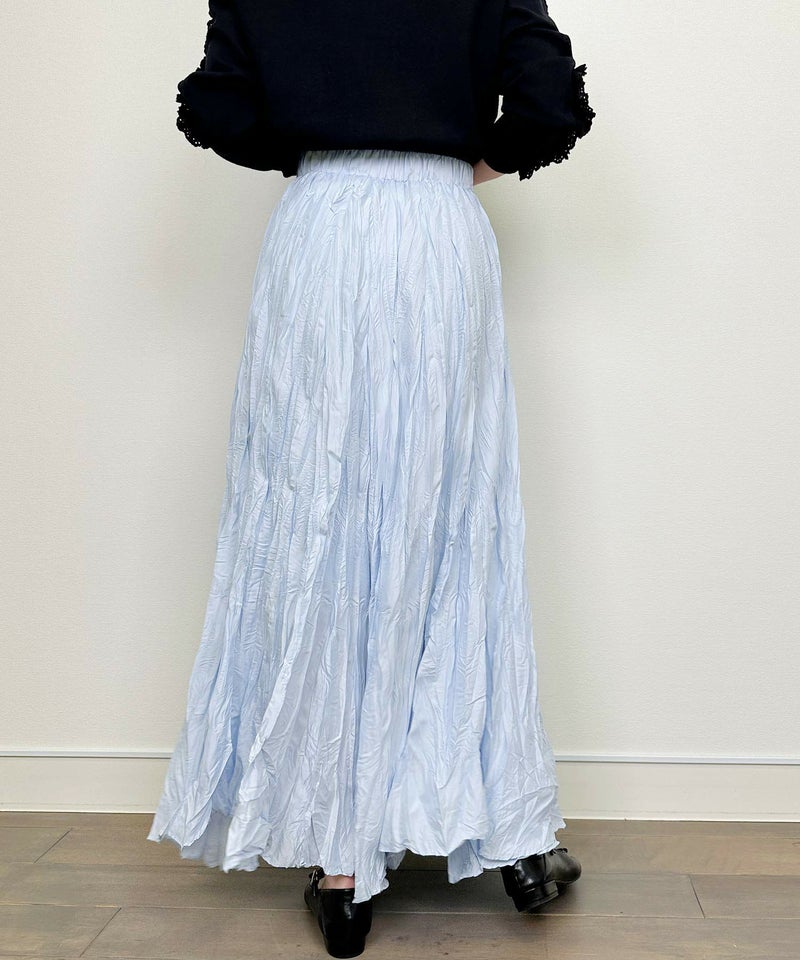 model：H164　着用サイズ：M　サックスブルー