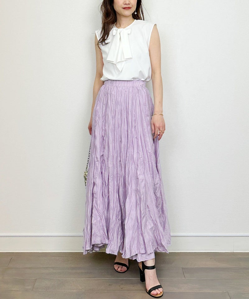 model：H164　着用サイズ：M　ラベンダー