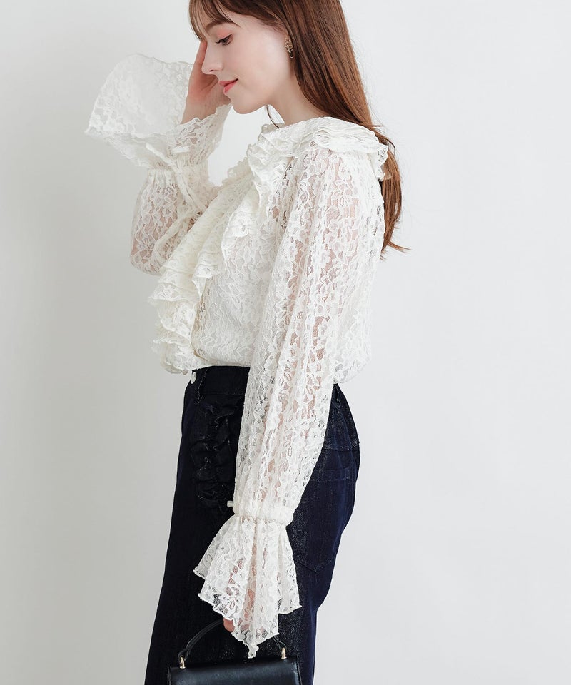 model：H160　着用サイズ：M　オフホワイト