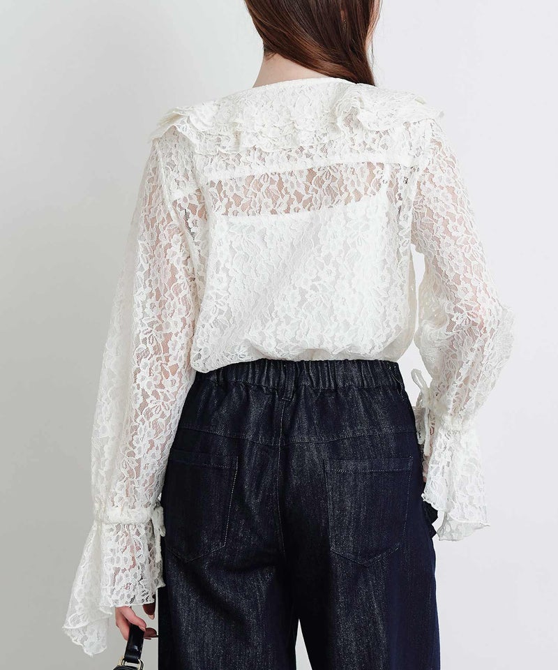 model：H160　着用サイズ：M　オフホワイト