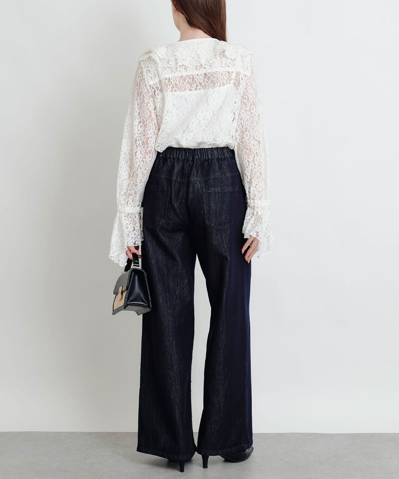 model：H160　着用サイズ：M　オフホワイト