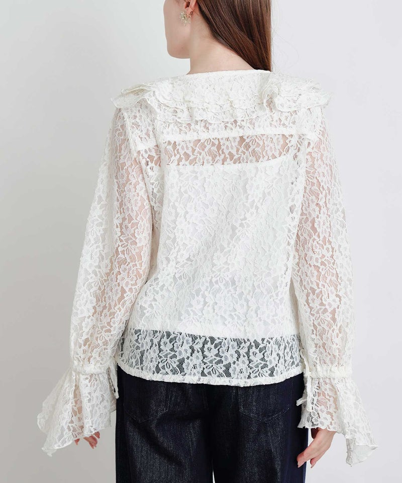 model：H160　着用サイズ：M　オフホワイト