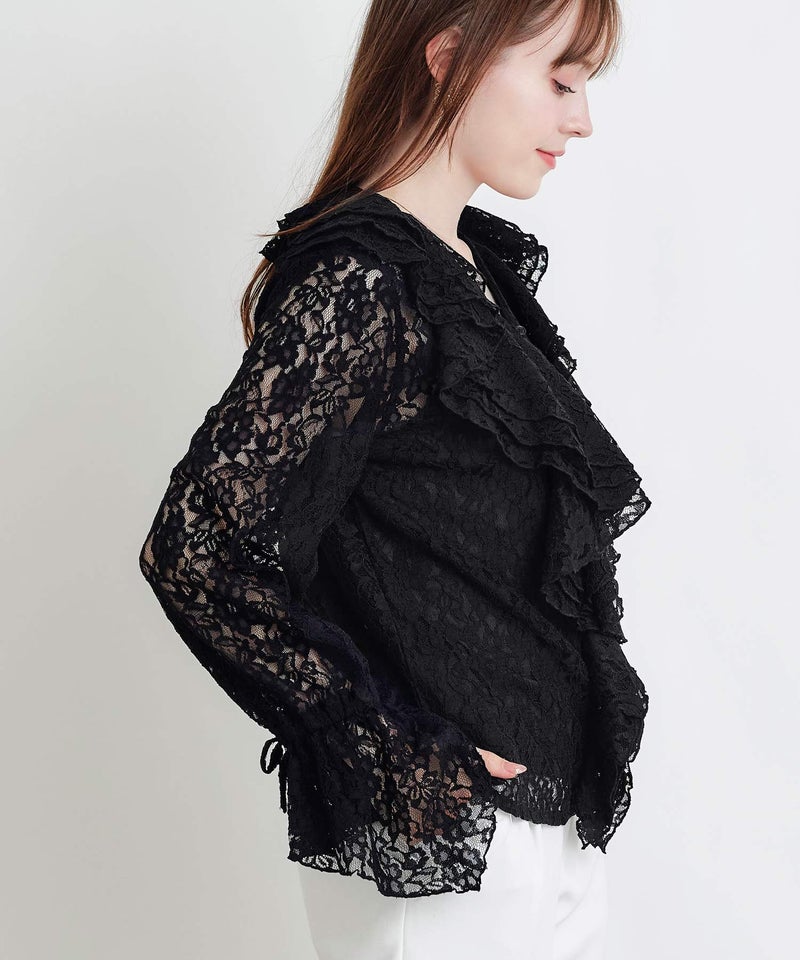 model：H160　着用サイズ：M　ブラック