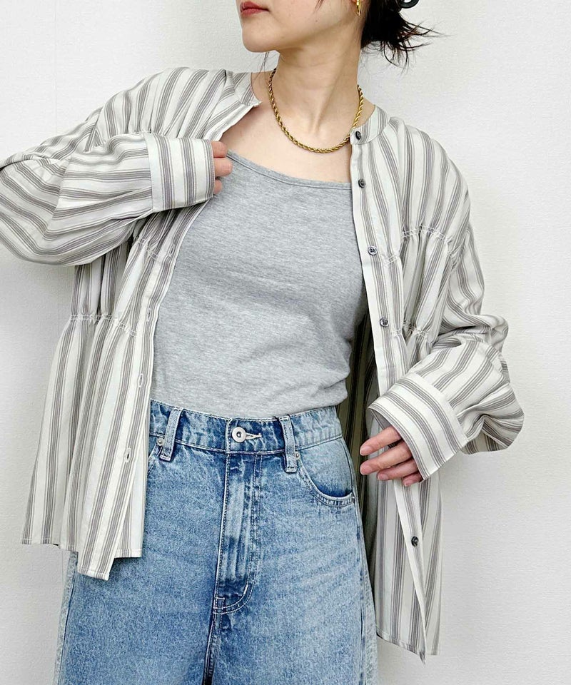 model：H164　着用サイズ：M　ホワイト系その他