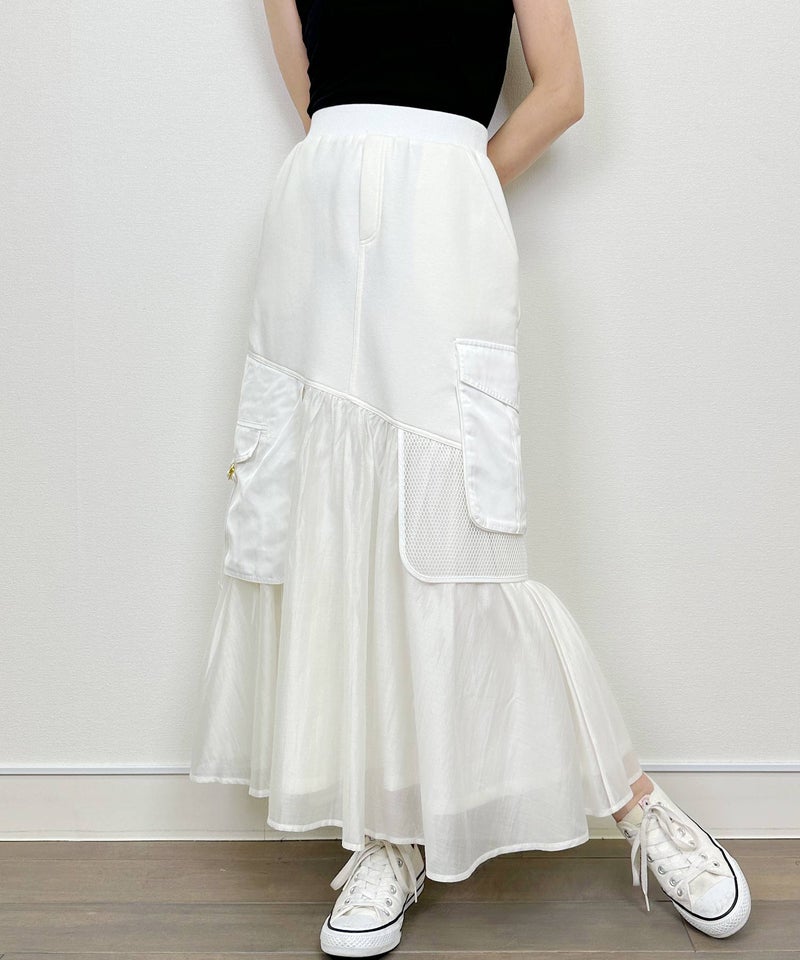 model：H164　着用サイズ：M　ホワイト