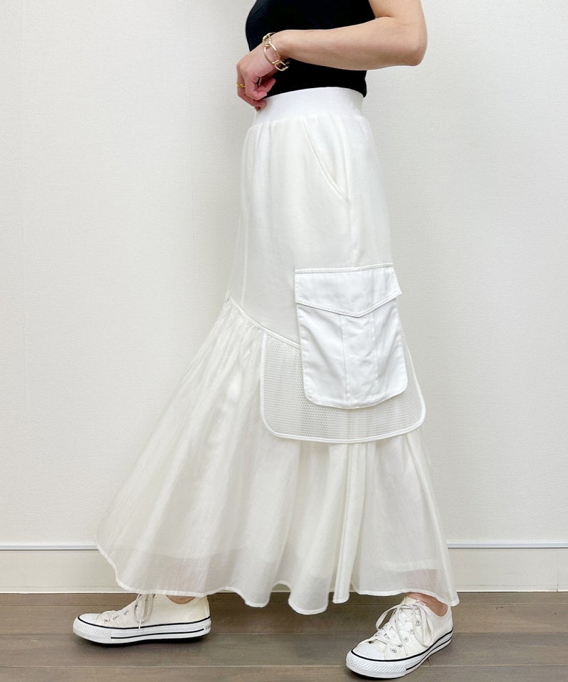 model：H164　着用サイズ：M　ホワイト