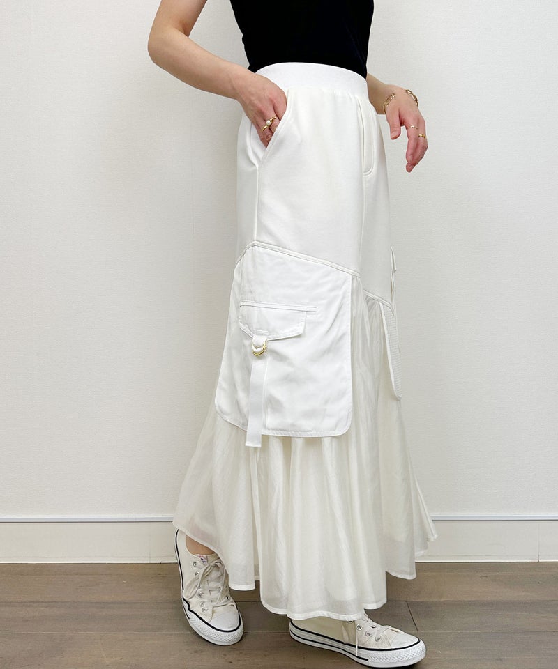 model：H164　着用サイズ：M　ホワイト