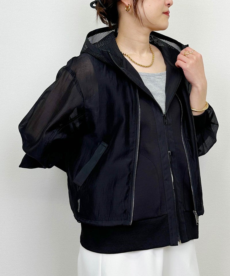 model：H164　着用サイズ：M　ブラック