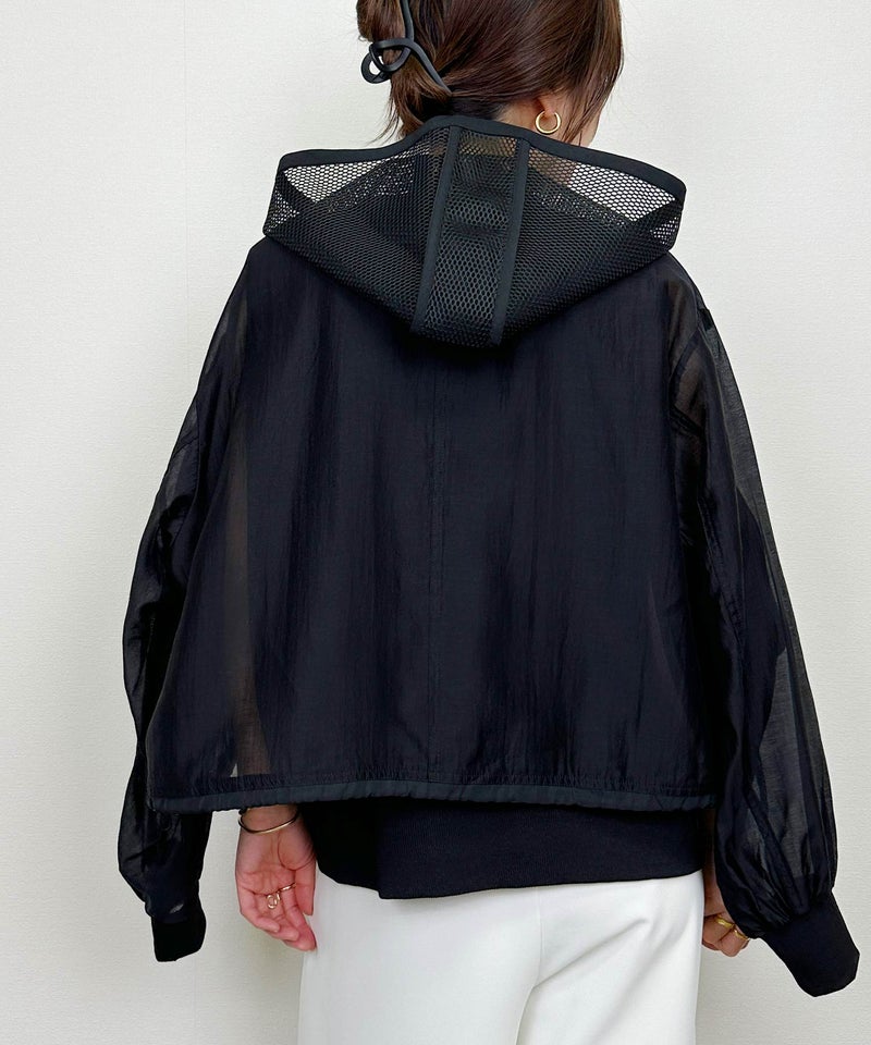 model：H164　着用サイズ：M　ブラック