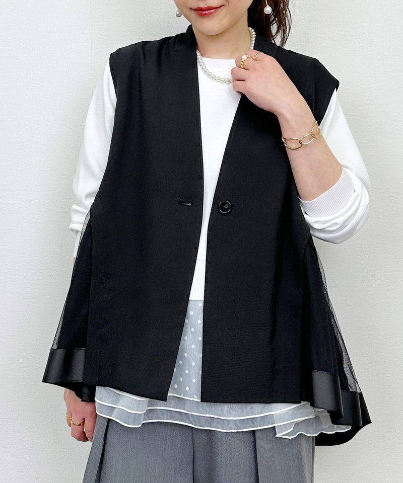 model：H164　着用サイズ：M　ブラック