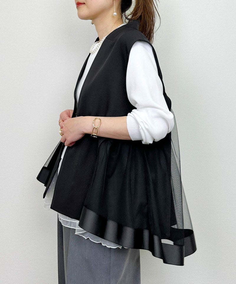 model：H164　着用サイズ：M　ブラック